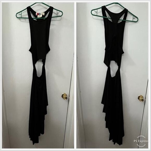 Free People Black Bethany Midi Dress - Picture 8 of 15